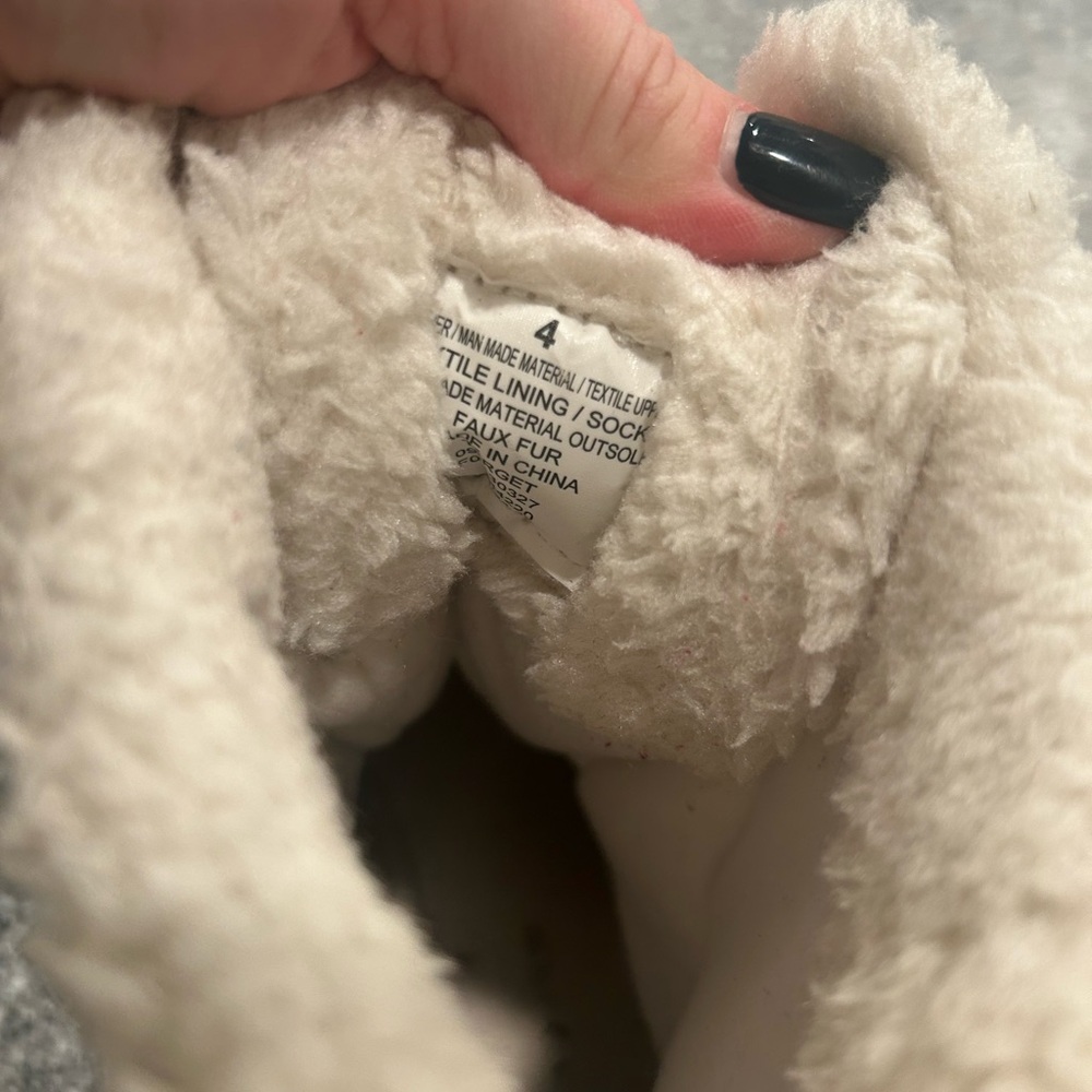 Girls Blush Pink Snow boots - Picture 3 of 4